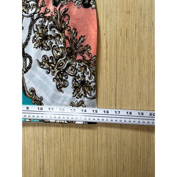 Women's Floral Print Asymmetrical Dress - Multicolor - Medium - Picture 9 of 13